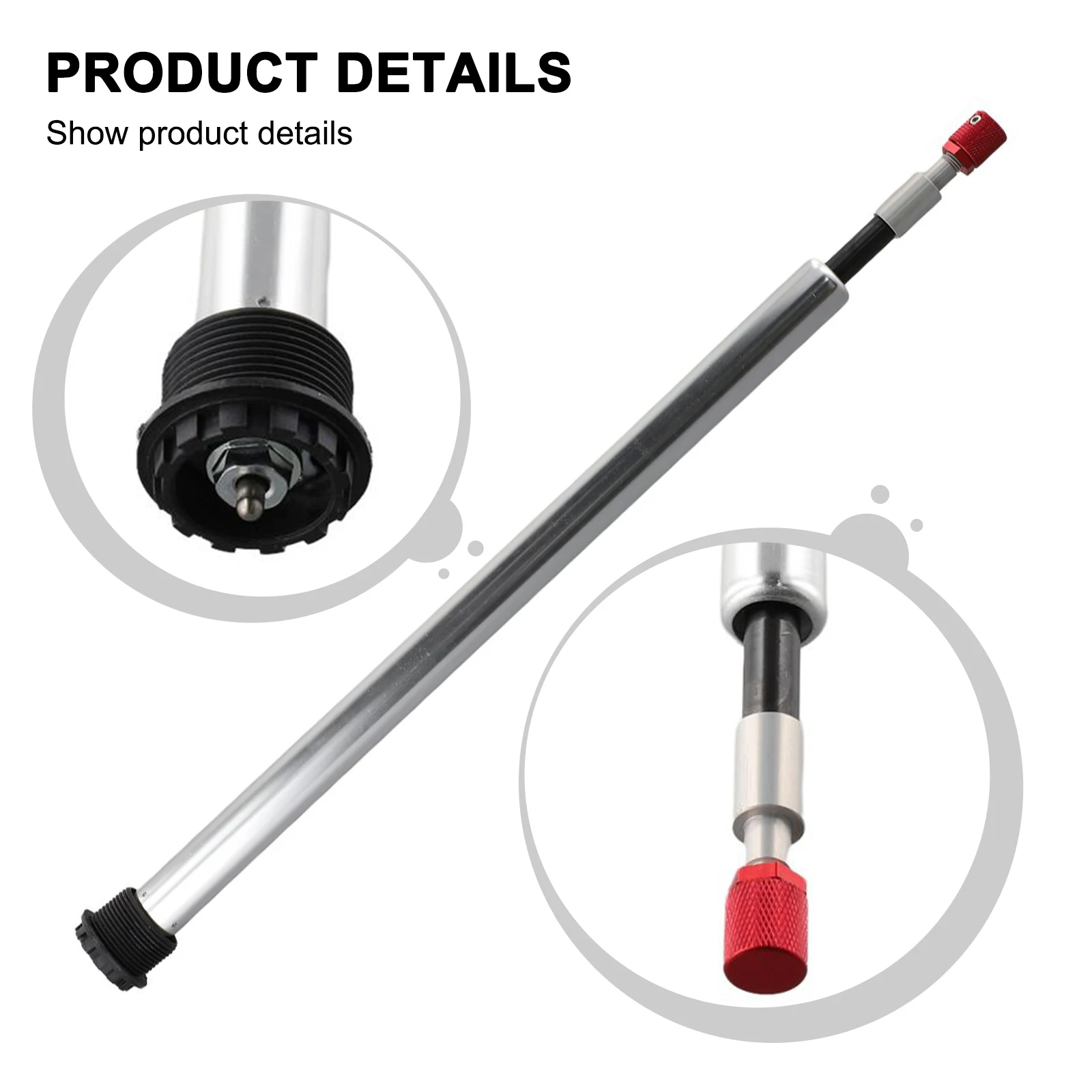 1PC Bike Bicycle Front Fork Spring Stroke Cartridge Oil Pump Shoulder/Line Contror 28.6mm/30mm/34mm Cycling Accessories