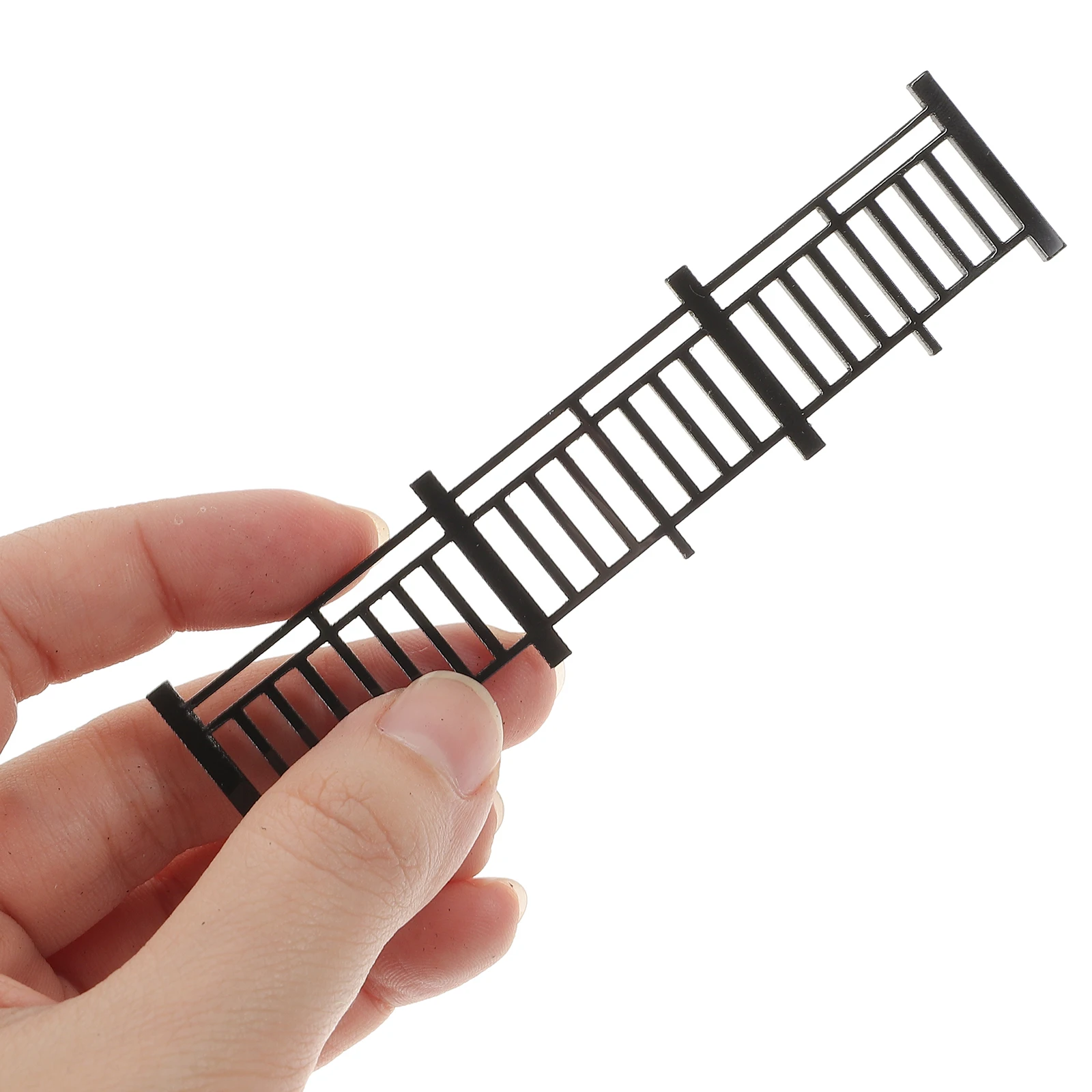 8pcs Dollhouse Miniature Fences DIY Mini Vintage Fences Micro-landscape Garden Railway Sand Table Scene Layout Dollhouse Decor