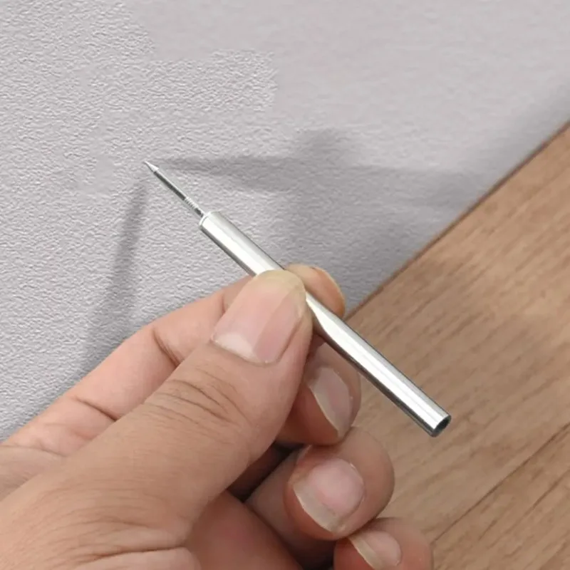 Double Head Skirting Thread Seamless Nail with Specific Sleeve Tool Invisible Double-Headed Nail Screws for Solid Wood Baseboard