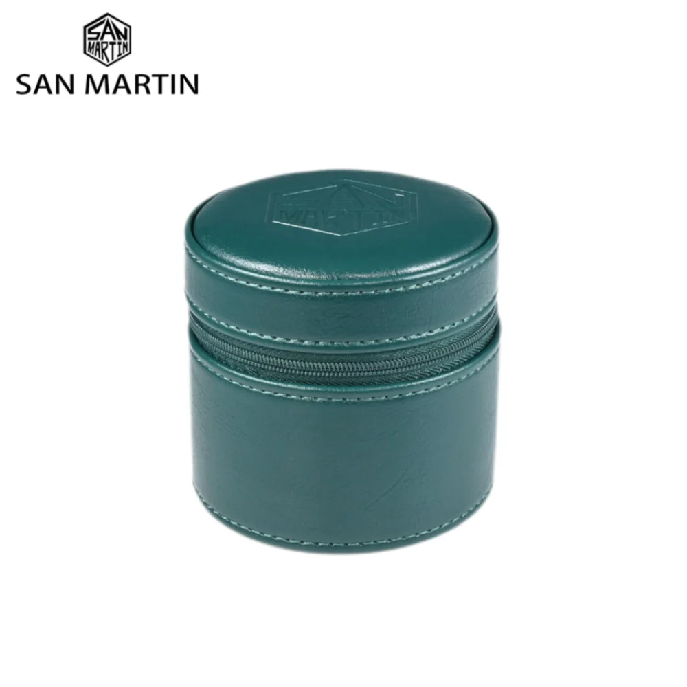 

San Martin из искусственной кожи, высококачественная портативная коробка для часов, маленькая дорожная коробка для хранения, подарочная коробка, коробки для дисплея
