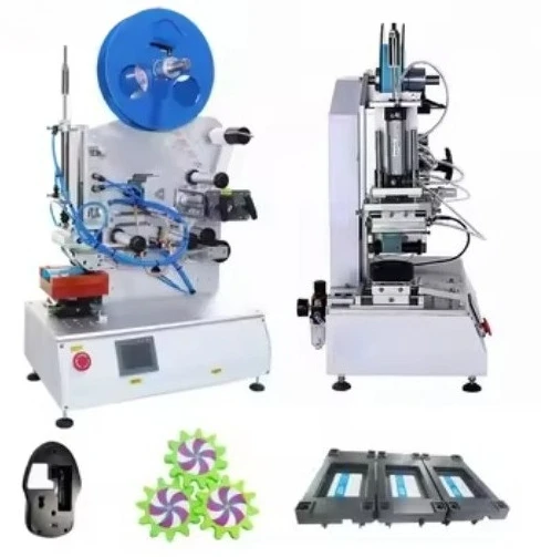 New Fully Automatic Assembly Line Flat Honey Jar Water Bottles Cosmetic Case Delivery Box Disposable Lunch Box Labeling Machine