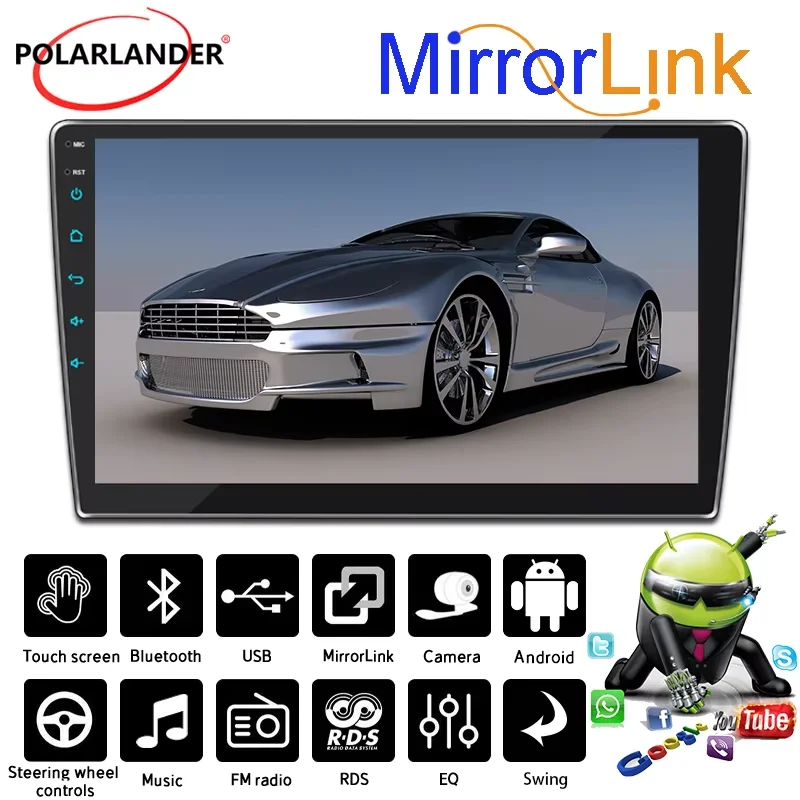 1102A 1-DIN Android…