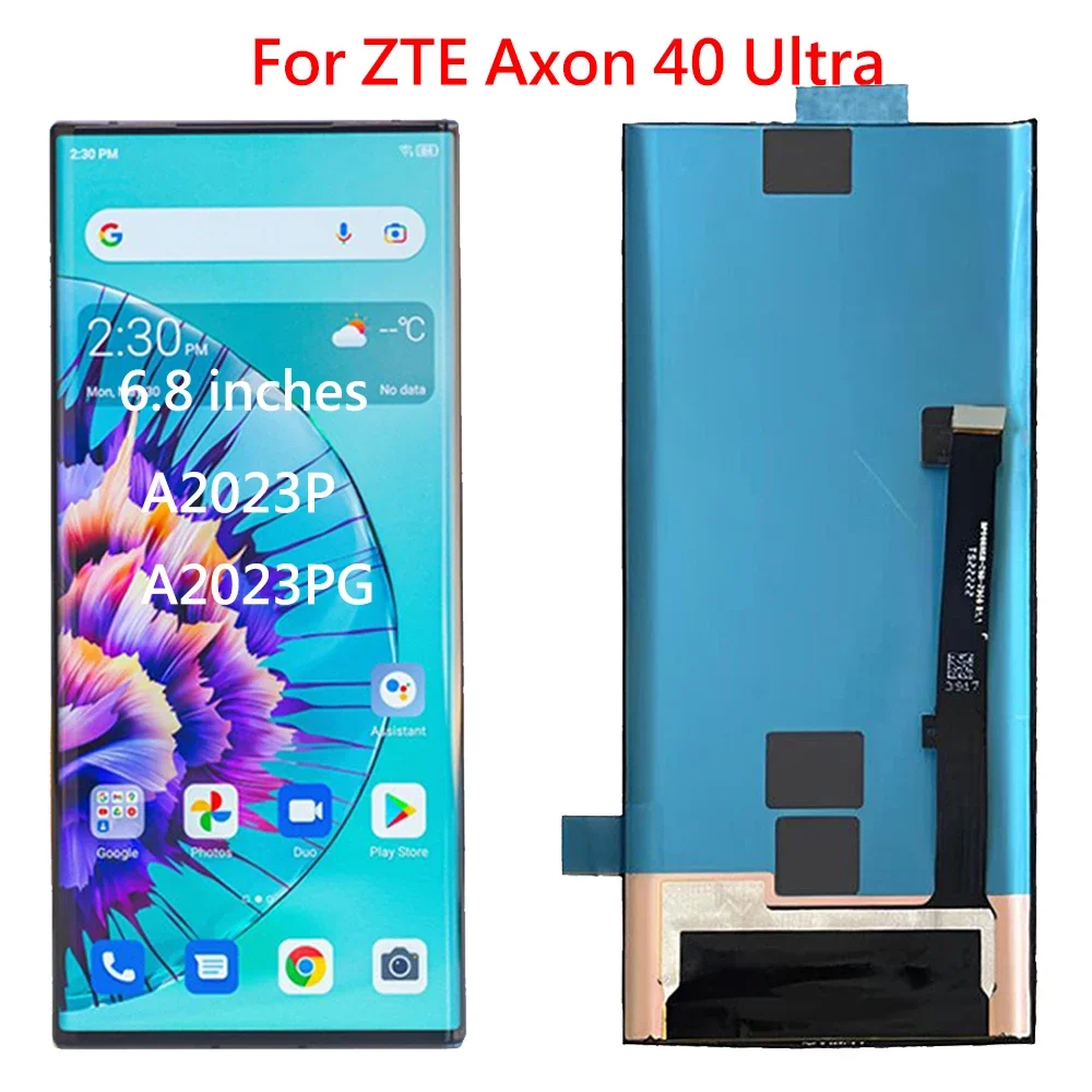 AMOLED For ZTE Axon 40 Ultra LCD Screen Axon 40 PRO 5G Display Touch Panel Digitizer Assembly Replacement For ZTE Axon 40 SE LCD