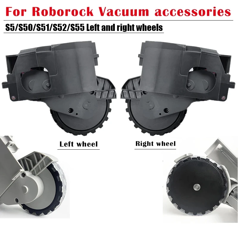 Replacement original Walking wheel For Roborock S50 S55 accessories  xiaomi robot S51 vacuum cleaner spare parts xiomi