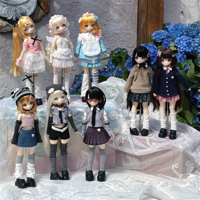 

Don'T Touch My Bangs Series Blind Box 1/6 Bjd Action Figure Kawaii Movable Anime Doll Desktop Decor Model Toy Girl Surprise Gift