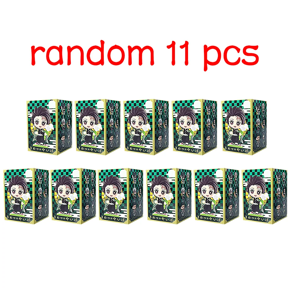 Demon Slayer Tanjiro Kamado Nezuko anime cartoon figuur blinde doos creatieve gepersonaliseerde standbeeld model ornament verrassing geschenkdoos