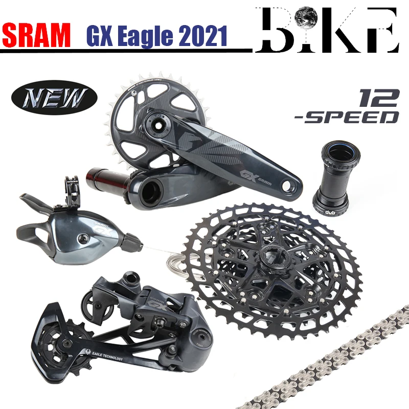 SRAM GX Eagle 1x12 12V Groupset DUB 32T 34T Trigger Shifter Rear Derailleur RD11-50T k7 HG  Chain Crankset Bicycle Accessories