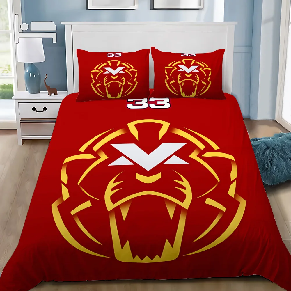 Duvet Cover Pillowcase Bedding Set F1 33 Max V-Verstappens Adult Boy Girl Bedroom Decoration Children Gift Single Double Large