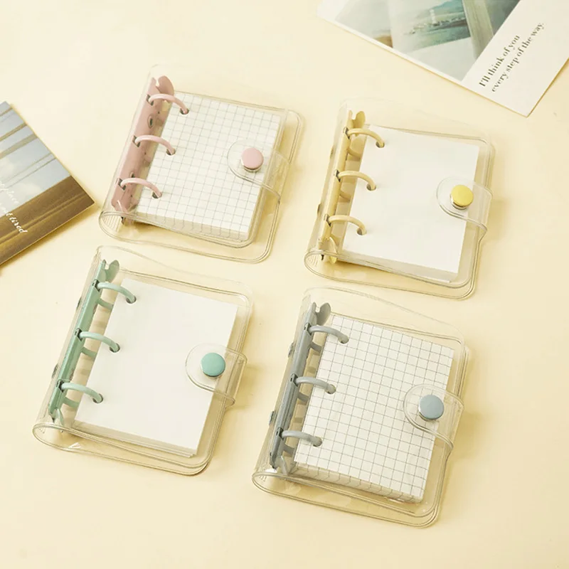 1 Piece Mini Notebook, Pocket Book, Three-hole Loose-leaf Notebook, Notebook Set, Small Portable Notepad