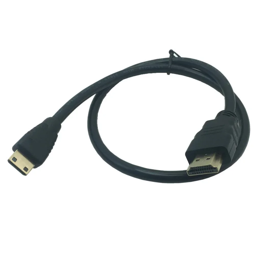 0.5M 1M Mini HDTV Cable 1080p 3D High Speed Adapter Gold Plated Plug for Camera Monitor Projector Notebook TV