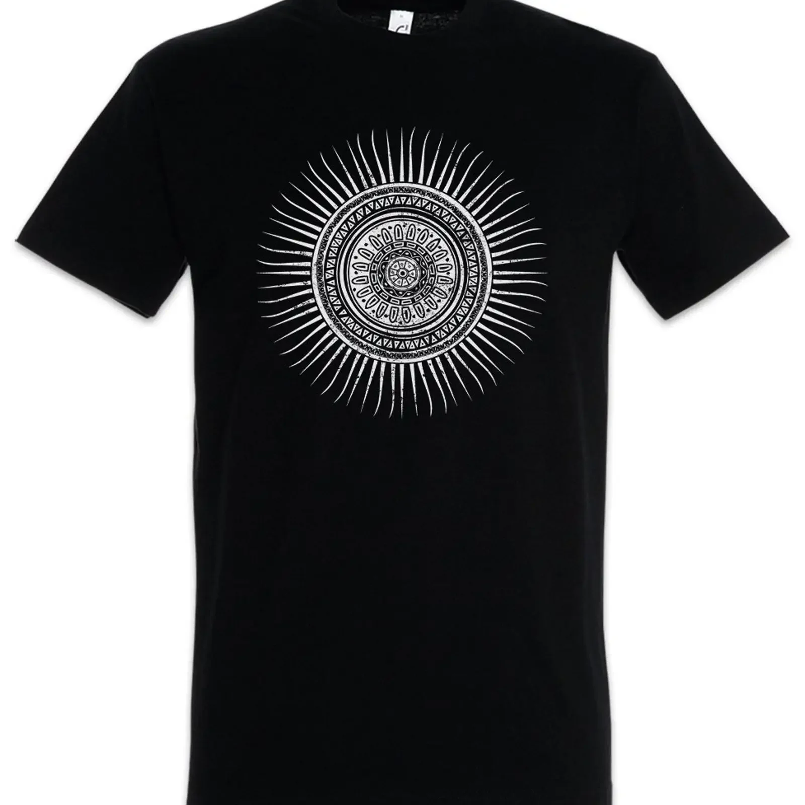 Urban Backwoods Mayan Sun Men's T Shirt vintage Washed graphic Breathable homme Soft Stylish Comfortable Top For Everyday Wear
