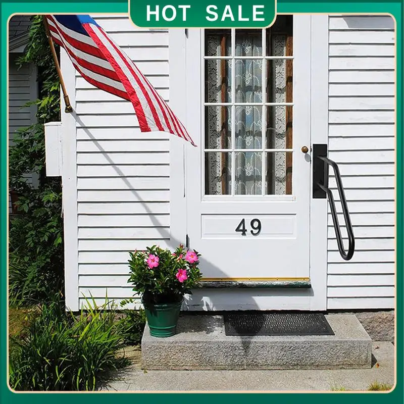 

24-Hour Delivery Handrails Iron Steps Stair Railing For Outdoor , 1 To 3 Steps Stairs Wall Mounted For The Elderly, Disabled, Pr