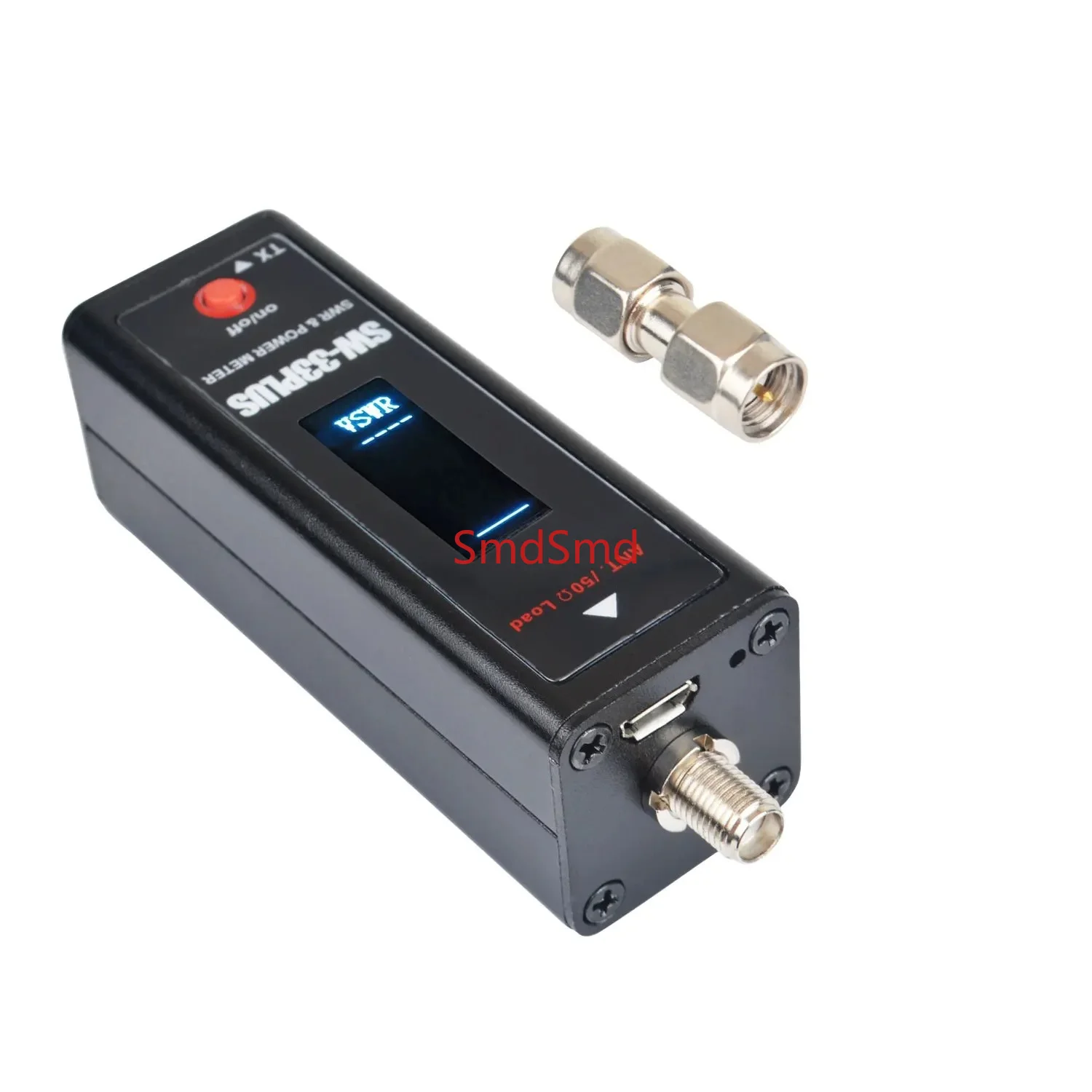 SW-33Plus Mini Power&S.W.R Meter VHF/UHF dual Band 125-525MHz for Analog Walkie Talkie