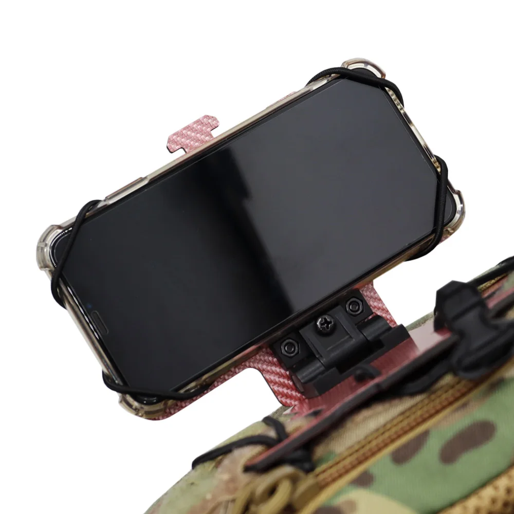 Dulmolle-Support de téléphone portable pour écran de 4.7 à 6.7 pouces, planche de navigation pliante, en émail Airsoft, pour la chasse, nouveau style