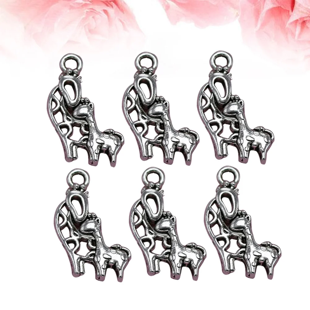 

20 шт., подвески в виде жирафа из сплава, набор подвесок «сделай сам», для ожерелья, браслета, изготовления ювелирных изделий, подвеска из сплава, подвеска «сделай сам», подвески