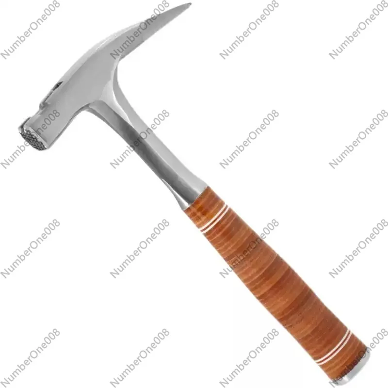 For Single-angle hammer, shock-proof square-head hammer, cowhide handle, strong magnetic sweat-absorbing hammer