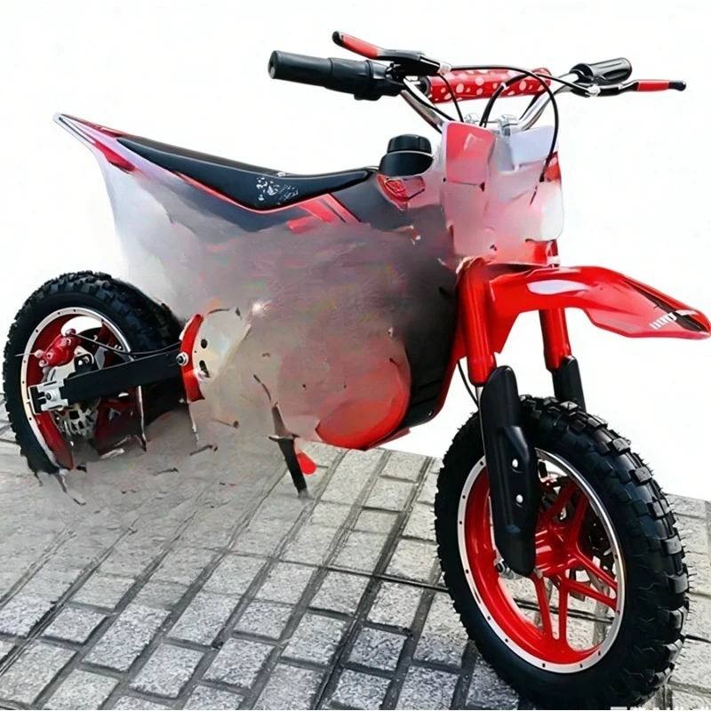 Electric children's off-road vehicle 36V500W electric motorcycle 10-inch large wheel 2-wheel electric vehicle