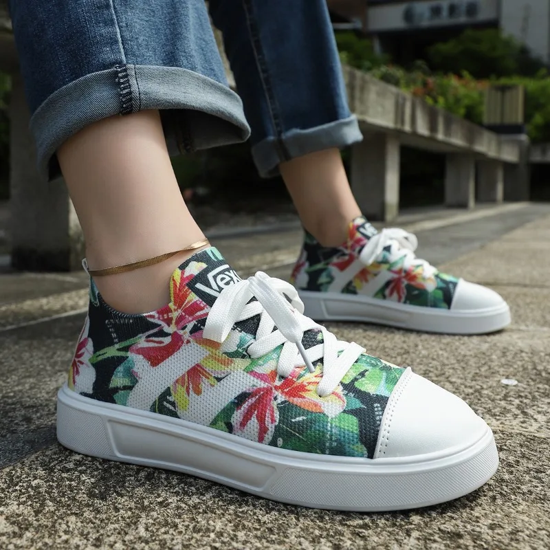 

Женские холщовые туфли без каблука на весну-осень 2026