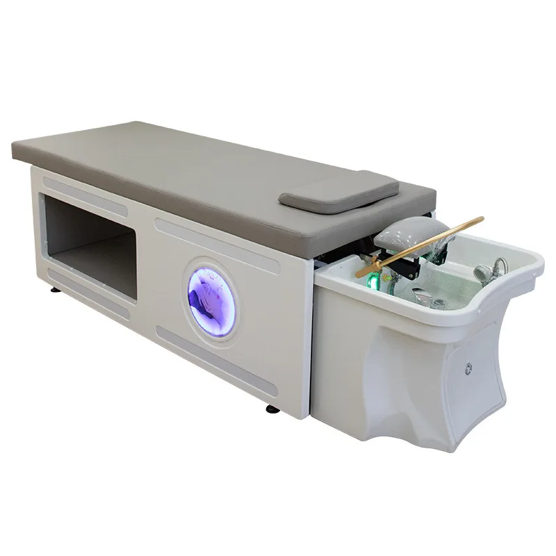 

Thai hair treatment shampoo bed barber shop special with constant temperature water circulation fumigation beauty massage earbed