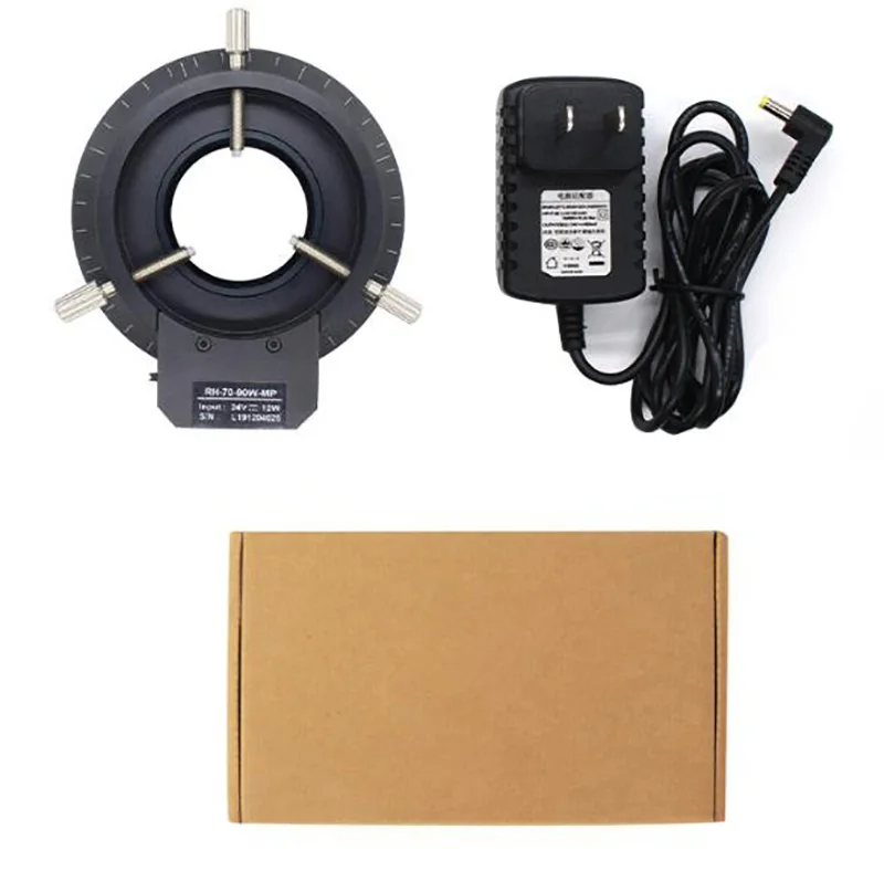 2026 NEW OPTO-EDU A56.3910 White Light Metal Shell Polarizing LED Microscope Ring Light