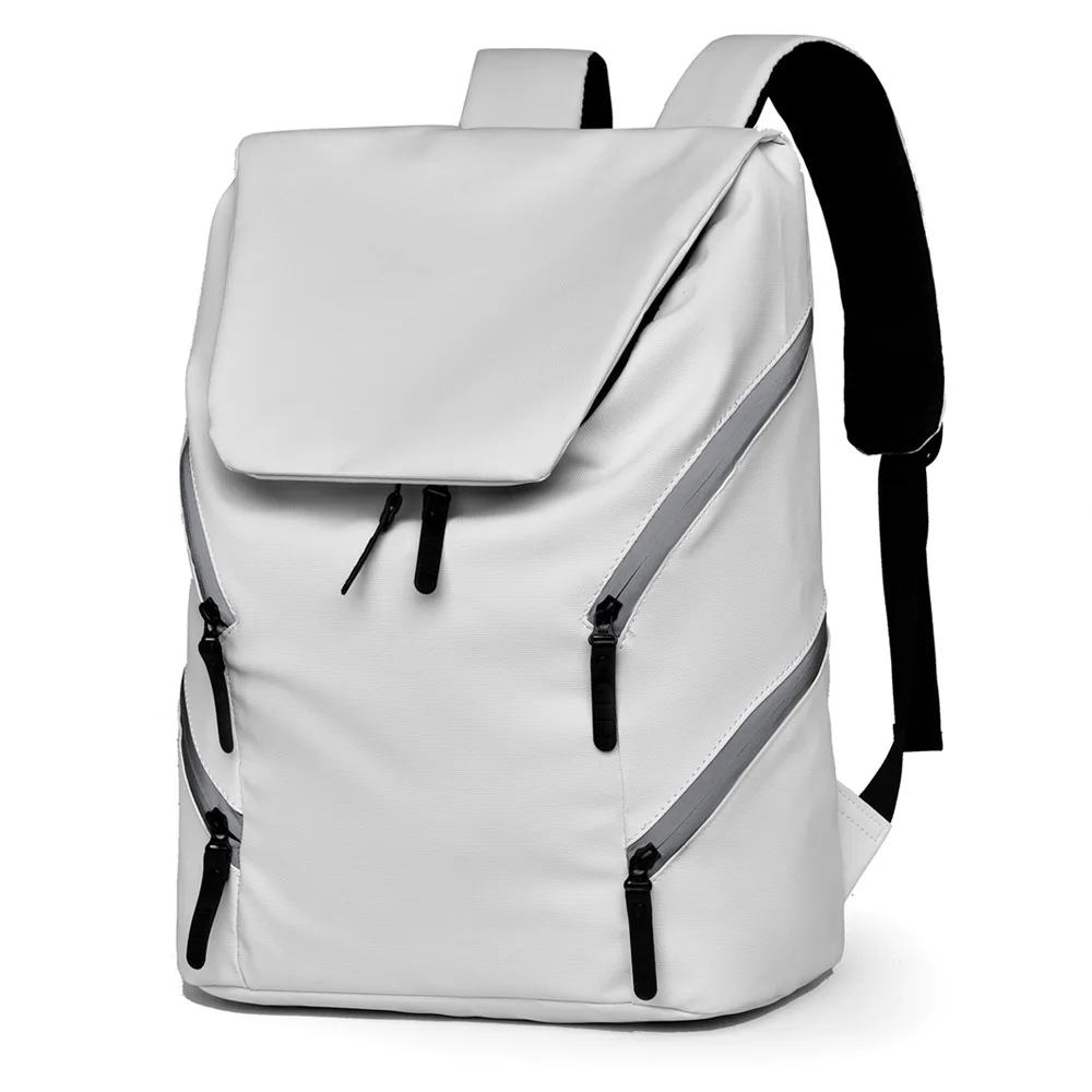 New Style Fashionable Men's Double-shoulder Bag, Multi-functional Travel Bag, Large Capacity with Reflective Strips, Computerbag