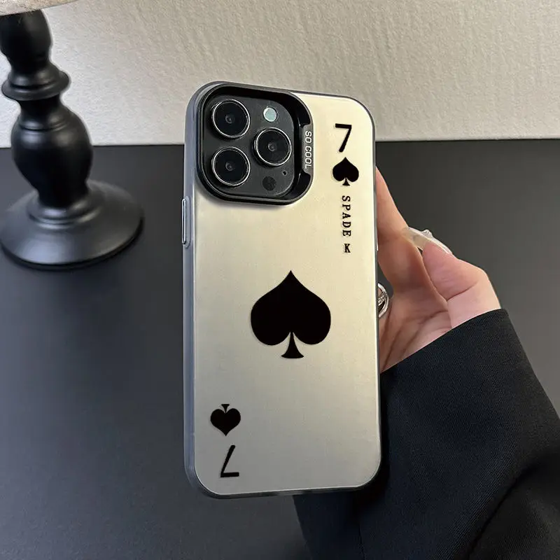 capa-de-telefone-com-padroes-engracados-de-cartas-de-poquer-para-iphone-16-15-14-13-12-11-pro-max-plus-capa-traseira-a-prova-de-choque-anti-impressao-digital