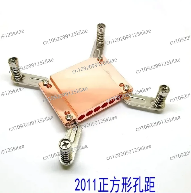 

6-Hole Heat Pipe Splint, Heat Pipe Platen, Copper Block, Can Wear 6 Heat Pipes With A Diameter Of 6mm