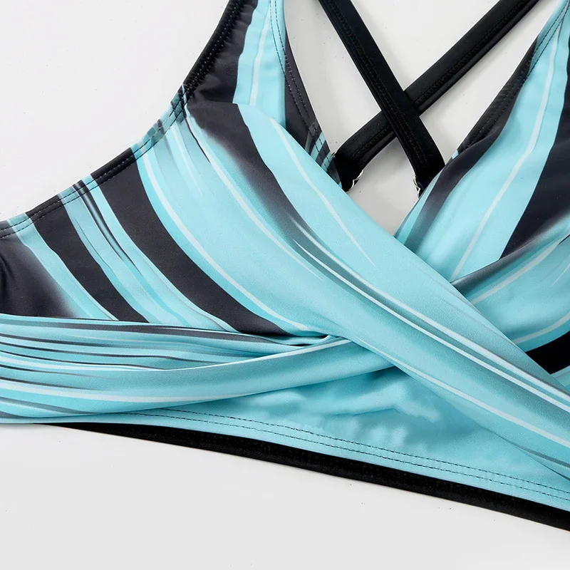 Push-Up Bikinis Halter Badeanzug Frauen Hohe Taille Bademode Weibliche Bade Schwimmen Badeanzug Badegäste Bademode Damen