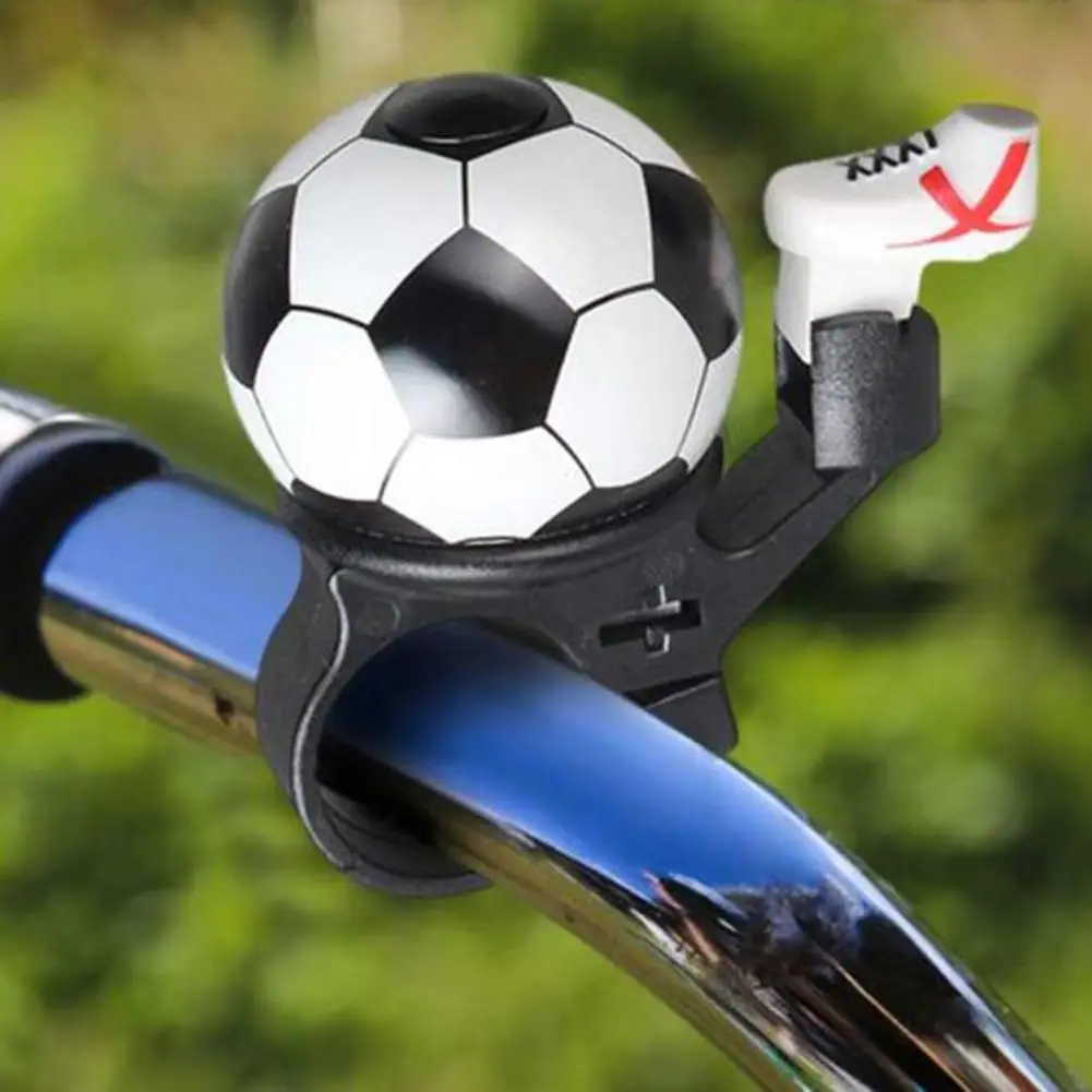 Mountain Road Bicycle Bell Loud Mini Cartoon Football Cycling MTB Bell Ring Safety Football Bell Ring Horn Cycling Handlebar