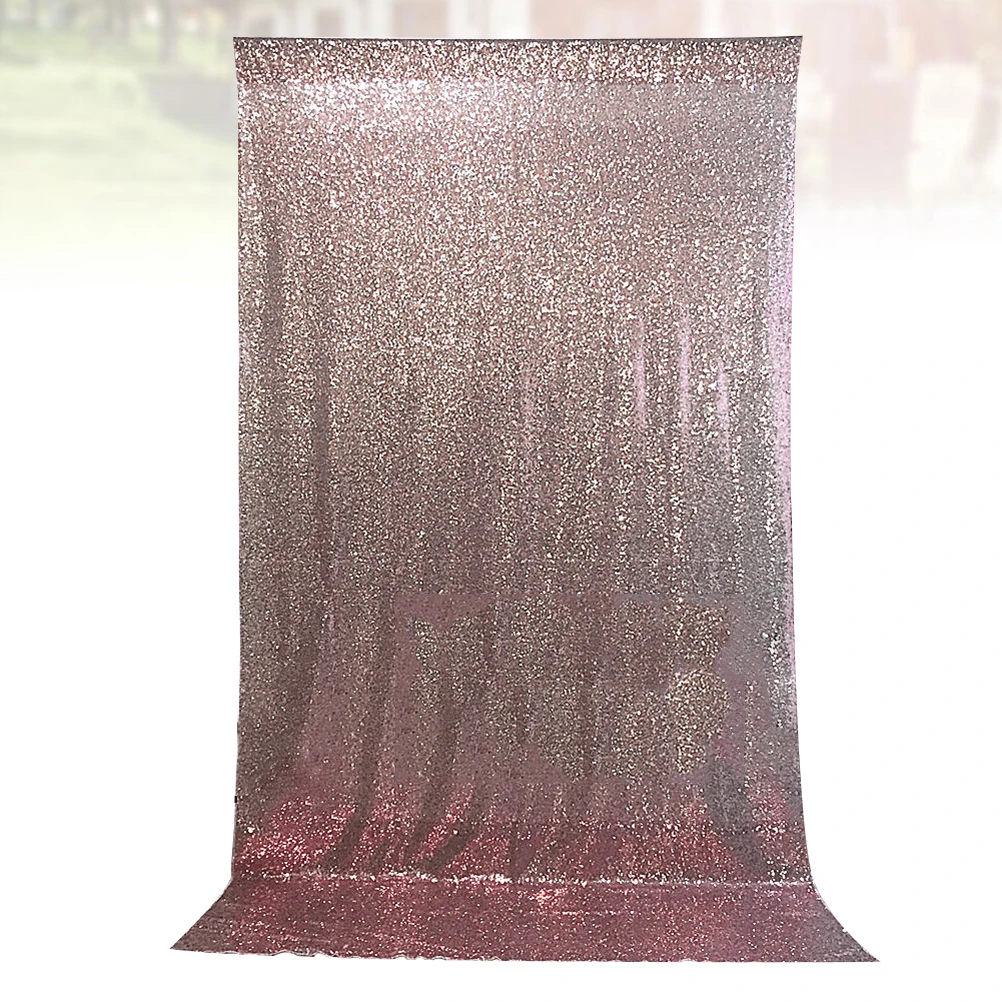 

1Pcs Sequins Backdrop Cloth 125x180cm Glowing Shiny Wedding Birthday Party Photography Decorative Curtain Cloth Banquet Baby
