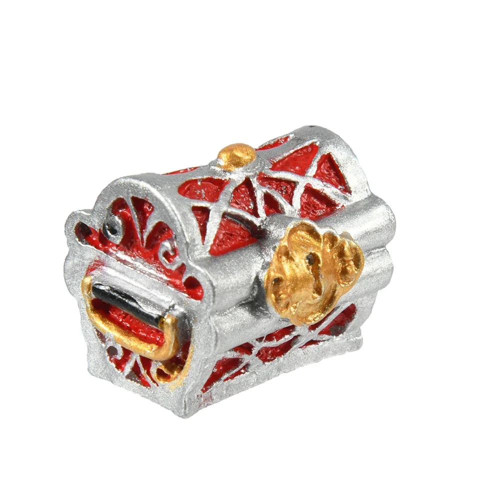 Scatola del tesoro Antico creativo acquario acquario decorazione paesaggio pirata monete d'oro ornamenti in resina