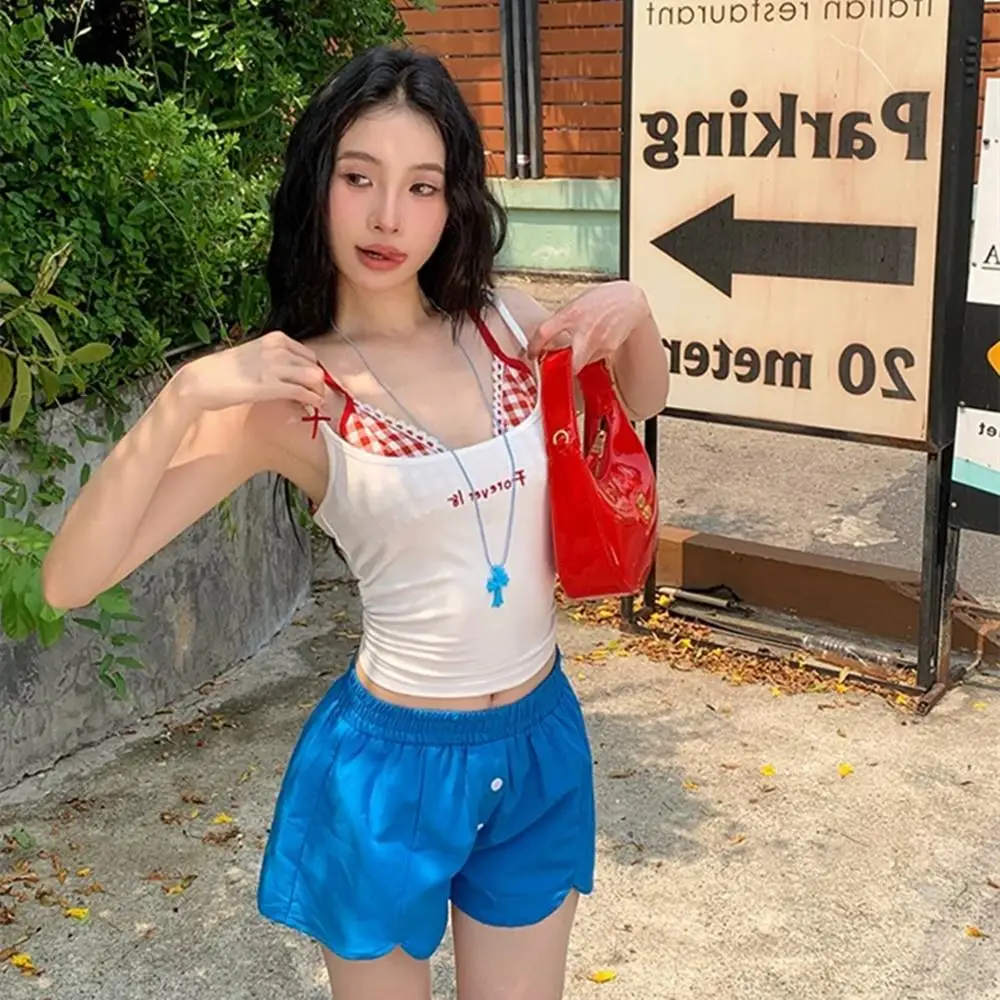 المألوف عارية الذراعين بروتيل تانك القمم المرأة مثير حزام سترة مع وسادة الصدر Y2K الدانتيل التخسيس سترة الصيف فتاة حار قاعدة أعلى