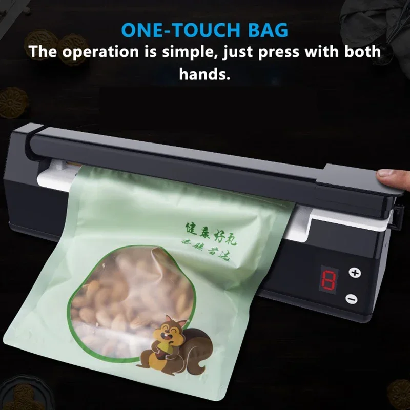 Upgrade Hand Pressure Sealing Machine 20cm Small Household Plastic Bag Aluminum Foil Food Bag Sealing Mini Commercial Tea Plasti