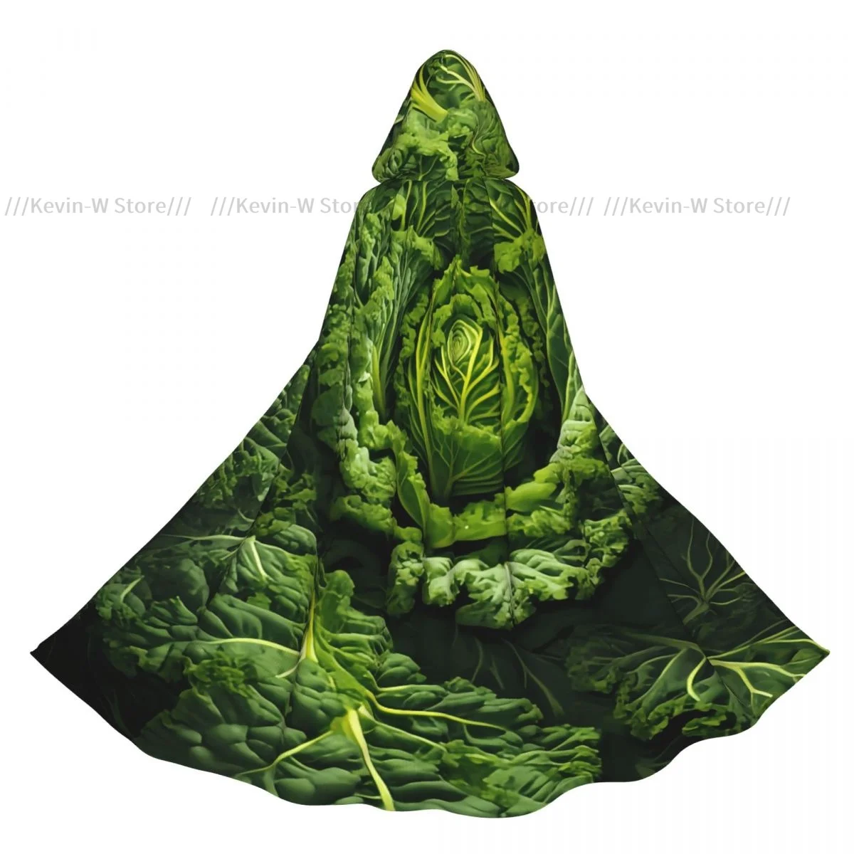 للجنسين الساحرة الطرف عكسها مقنعين الكبار مصاصي الدماء كيب عباءة كبيرة الملفوف الأخضر #1