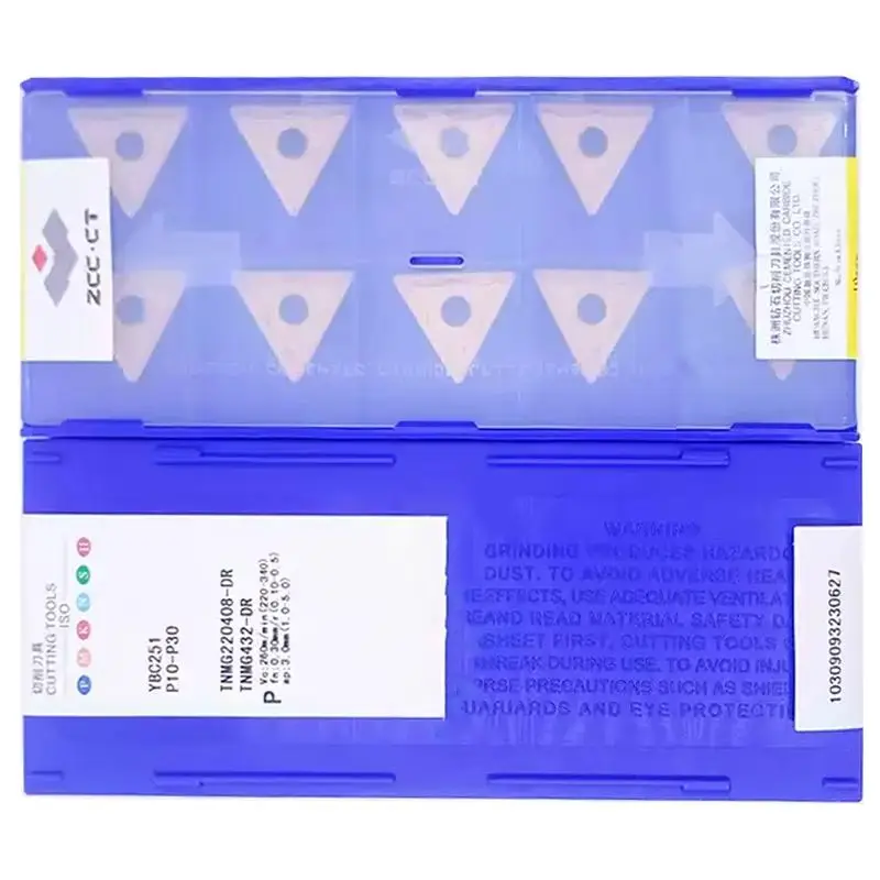 

Original ZCCCT carbide insert TNMG220408-DR TNMG220412-DR TNMG220416-DR YBC251 YBC252 YBC351 YBD152 for CNC turning Tools