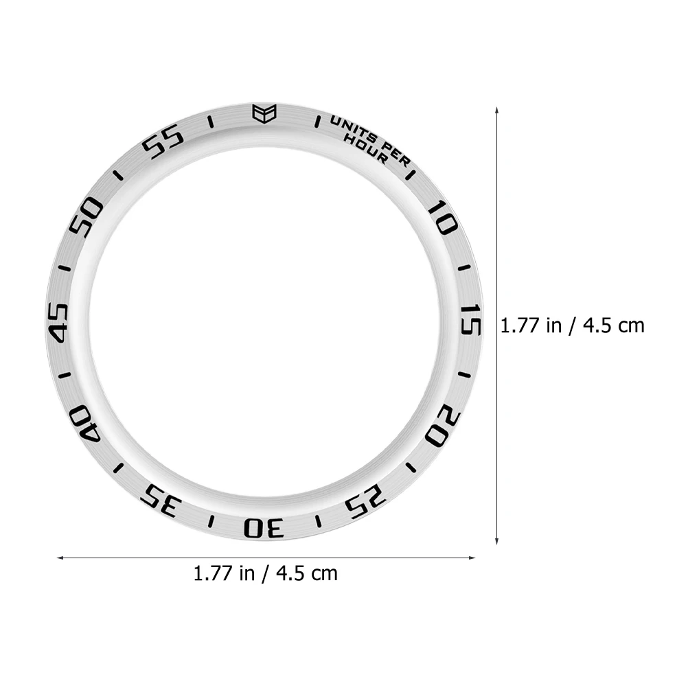 

Replacement Bezel Metal Scale Watch Ring Install Screen Silver Stainless Steel