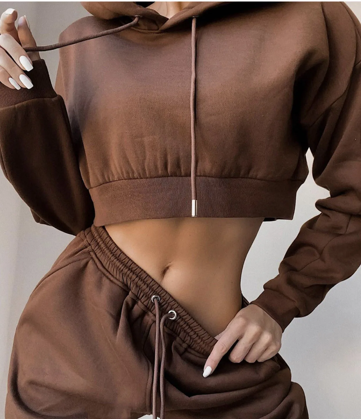 

Женский повседневный спортивный костюм большого размера 2020, модный ансамбль для женской зимней коллекции Sli и удобный