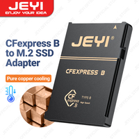 JEYI 2230 M.2 NVMe SSD to CFE Type-B Pure Copper Adapter, Expansion Memory CFexpress Card For NIKON Z6/Z7/Z8/Z9/D6, CANON R3/R5C