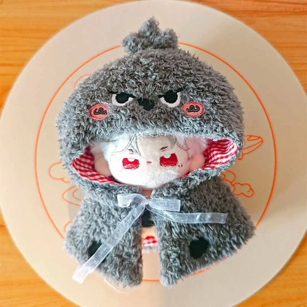 Lovely 10CM Doll Clothes Multicolor Cartoon Animal Doll Cloak Replacement Outfit Photo Props Dolls Accessories Gift
