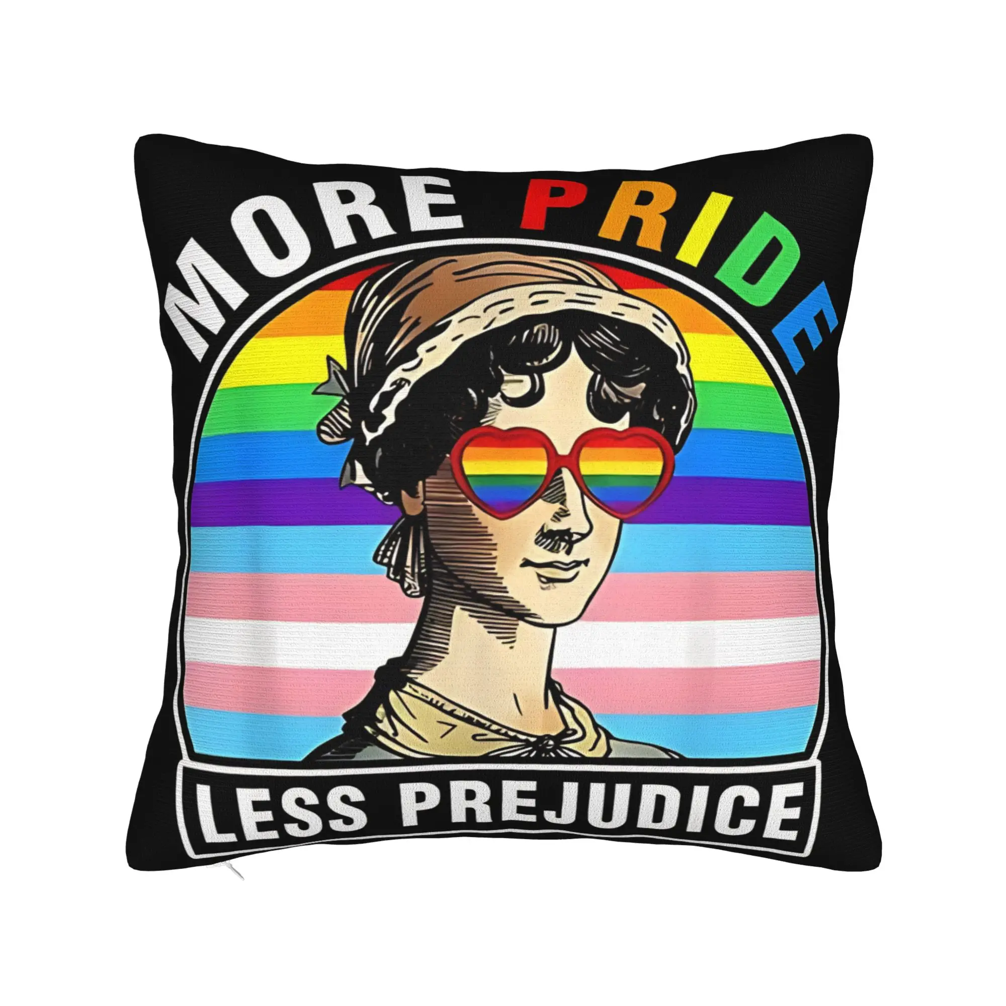 Decorative Pillowcase More Pride Less Prejudice  Accessories Car  Pillow Case Cover Square Multiple Sizes