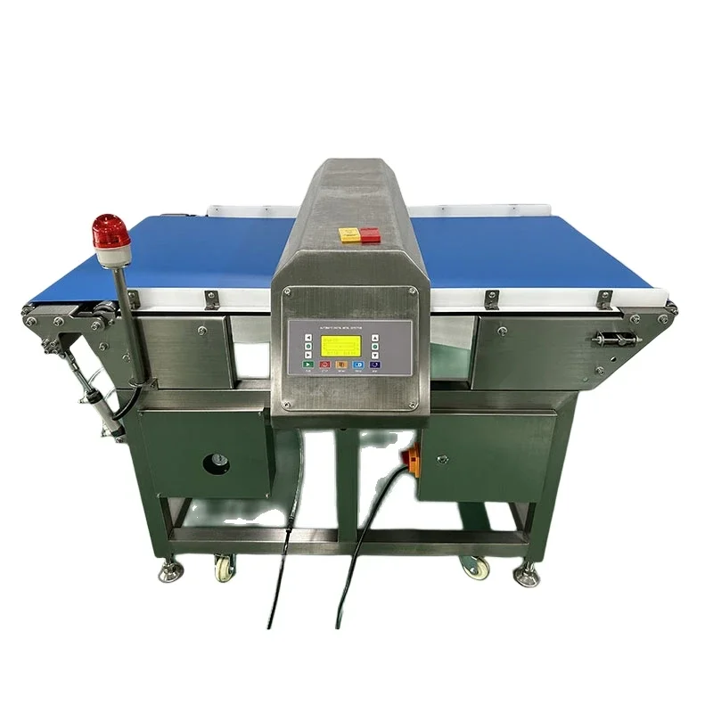 High Sensitivity  Food Metal Detector Cookie Bakery Pasta Bread Industry Foreign Body Detector Conveyor Type Detection Equipment