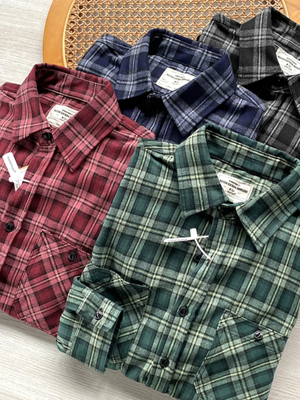 

Мужская зимняя куртка-парка из плотной ткани TR, осенне-зимняя, в клетку, приталенного кроя, с воротником-стойкой...