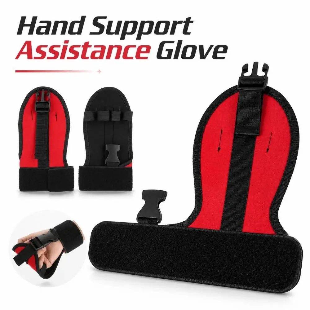 Adjustable Hand Support Brace Flexible Non-slip Hand Fixation Mitt Breathable Durable Grip Assistance Glove Elderly,Athletes
