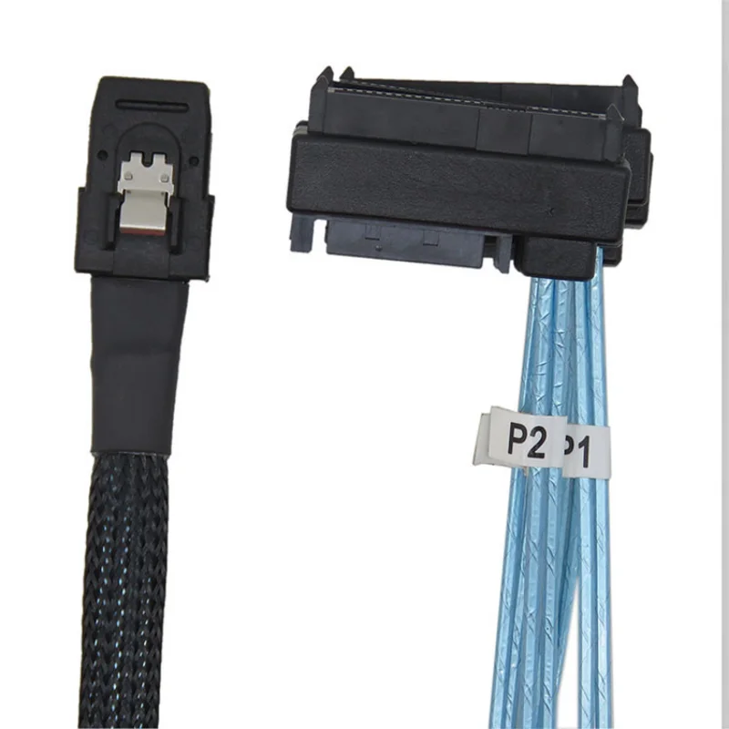 Mini 4 Sas Harde Schijven 36-Pin SFF-8087 Om 4 Sas 29-Pin SFF-8482 Kabel Connectoren Met 15 pin Sata Power Connector Controller