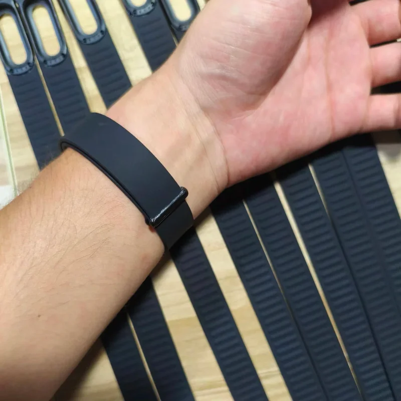 Однотонный мягкий силиконовый ремешок для Google Fitbit Air, регулируемый, водонепроницаемый, спортивный браслет для фитнеса