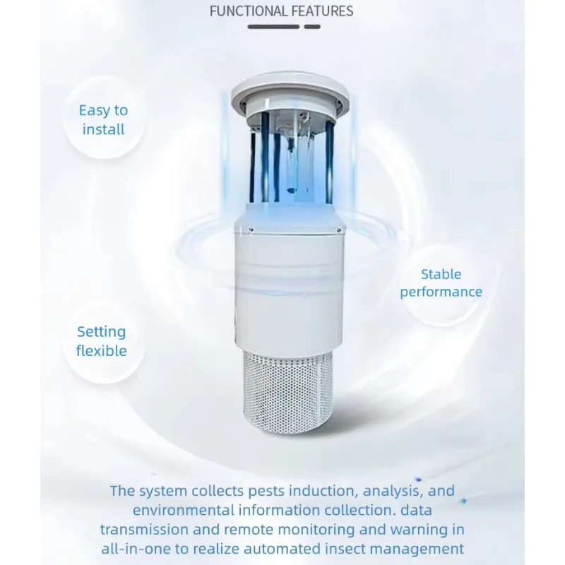 XPH Solar LED Mosquito Killer Lamp 220v Insecticidal Light 1 Year Warranty Insect Monitoring Flying Bug Zapper Testing Equipment