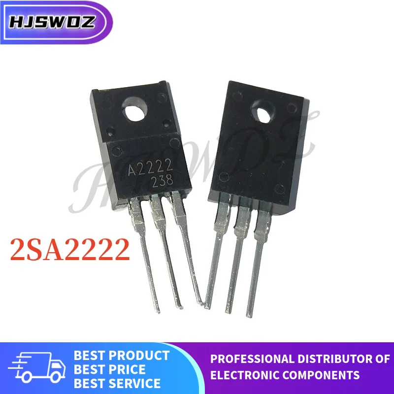 10pcs New 2SA2222 2SC6144 TO-220F A2222 C6144 TO-220 each (5 pieces A2222 + 5 pieces C6144) In Stock