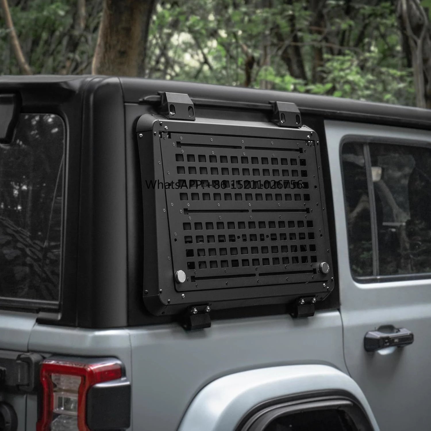 Tacmolle Rear Side Window Worktable for Jeep Wrangler JL Accessories Window Expansion Storage Box Tactical MOLLE Panel