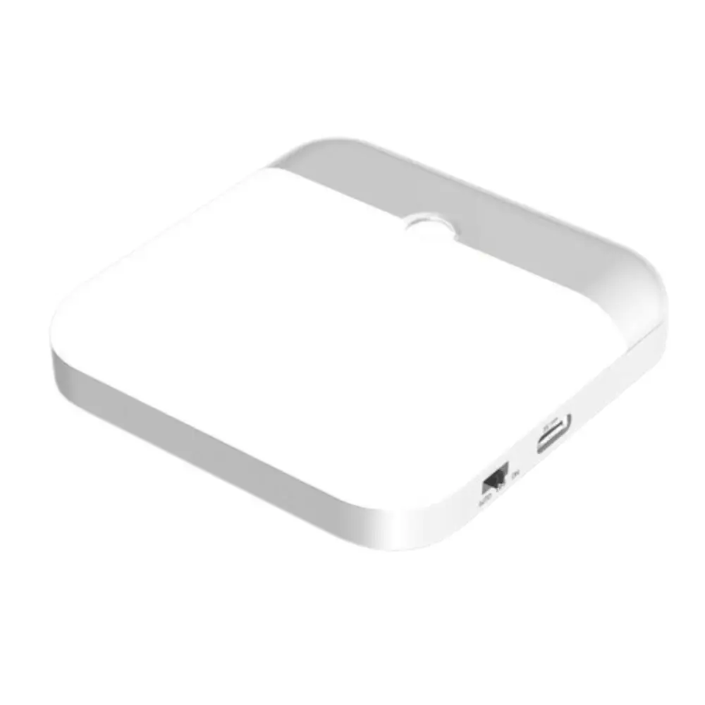 Square LED Night Light Rechargeable Large Smooth Surface Motion Sensor Light Human Induction Wireless Wall Lamp Toilet