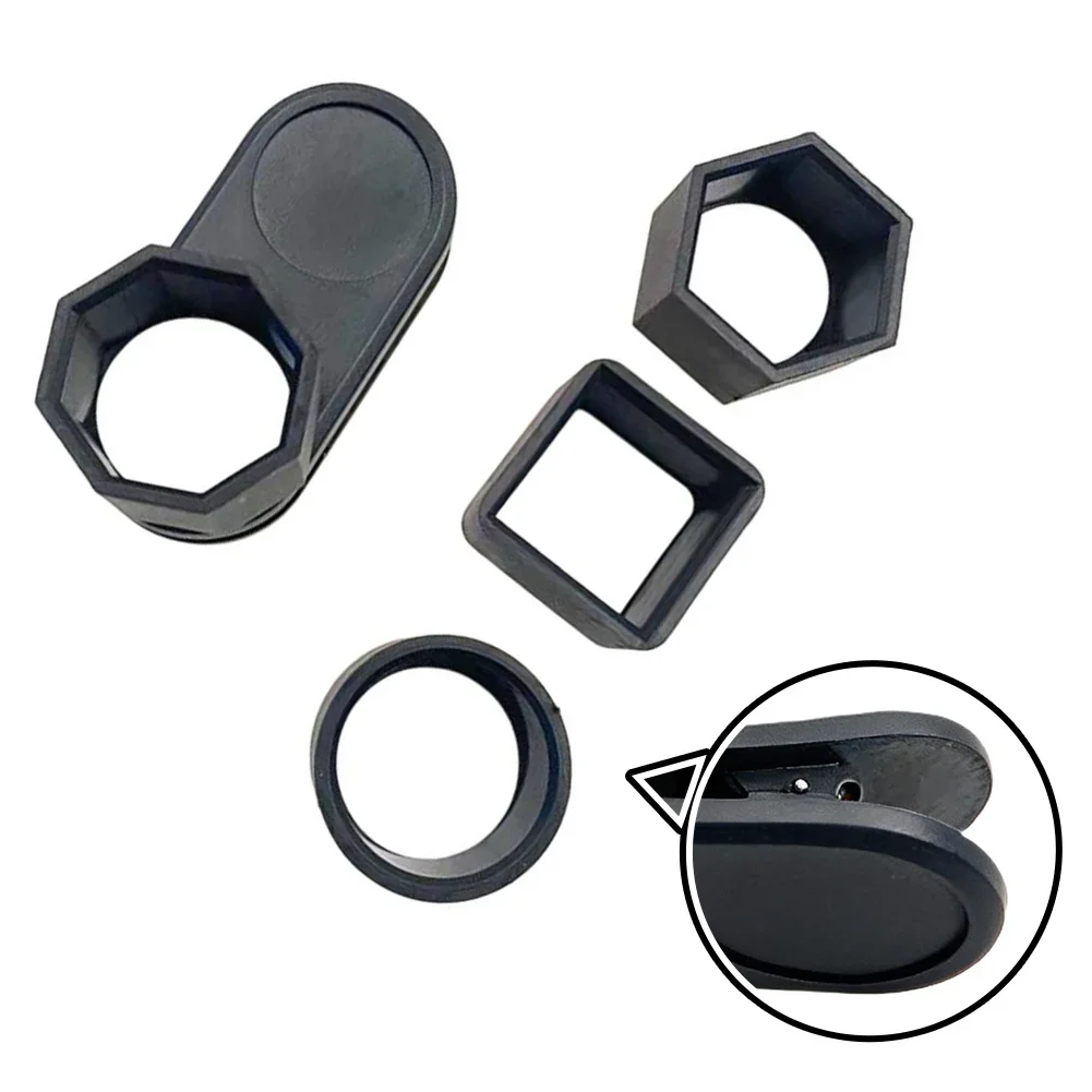 Magnetic Belt Clip Black Pool Chalk Holder 4 Chalk Adapters Included Elastic Belt Clip Prevents Chalk Shedding